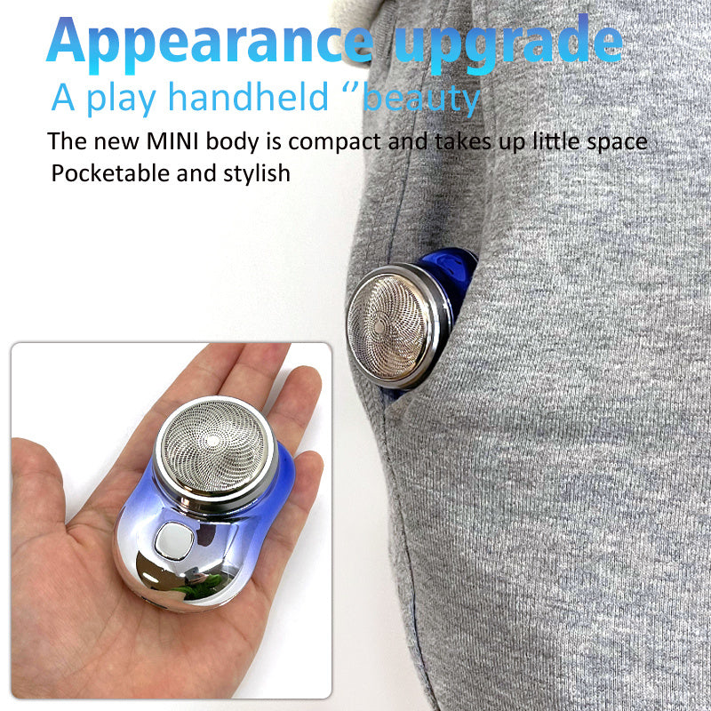 Mini Portable Face Cordless Shavers Rechargeable USB Electric Shaver Wet & Dry Painless Small Size Shaving Machine