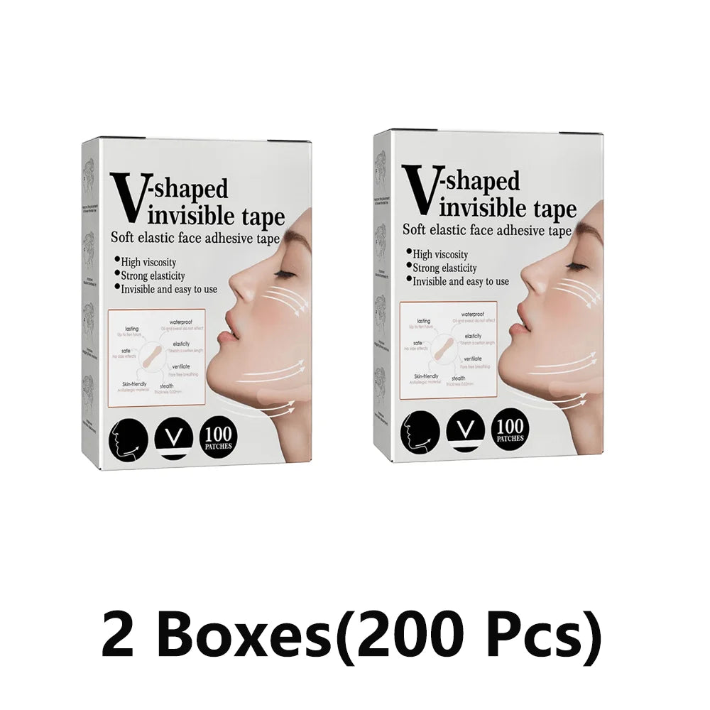 100Pc Thin Face Sticker