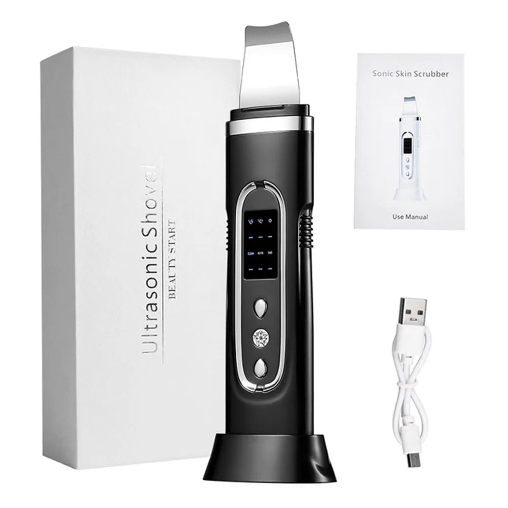 Ultrasonic Skin Scrubber Electric Facial Cleansing Machine