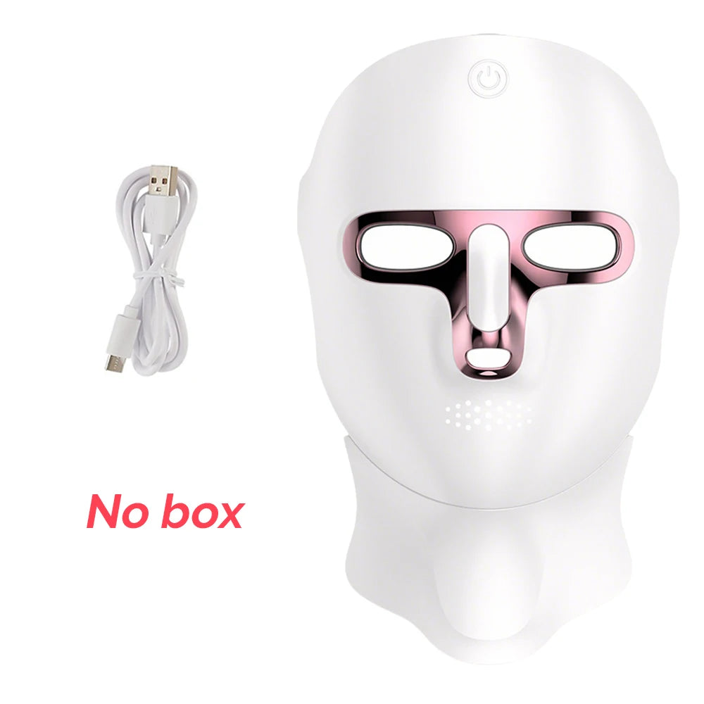7 Color LED Facial Mask Face