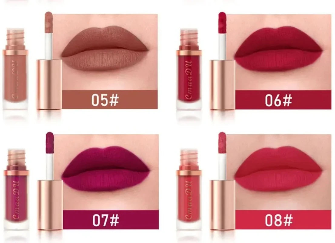 New  Waterproof  Lipsticks Matte Velvet Lip Gloss