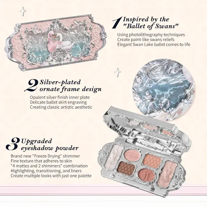 New Flower Knows black Swan Ballet Eyeshadow