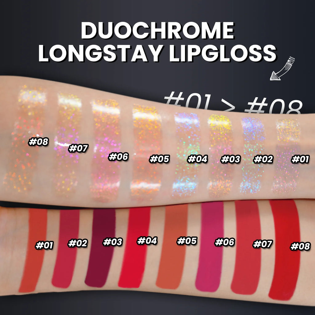 2 in 1 glitter lip gloss
