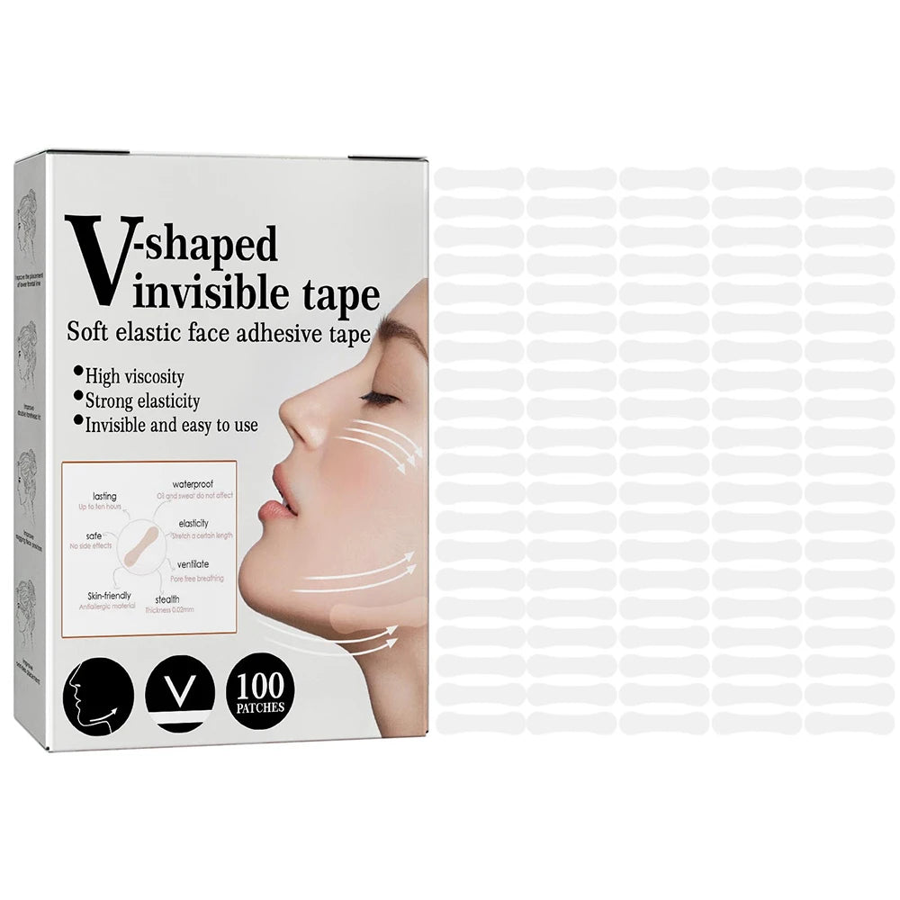 100Pc Thin Face Sticker