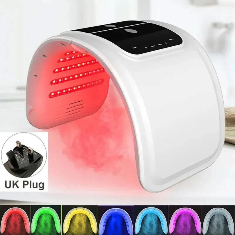 7 Colors LED Face Mask PDT Equipment SPA Facial Spray Device