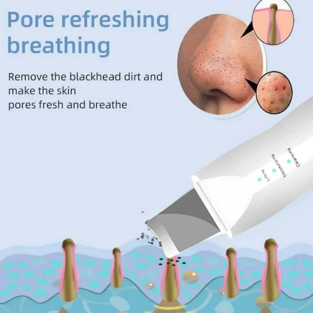 Deep Vibrate Skin Scrubber  Facial Cleaner