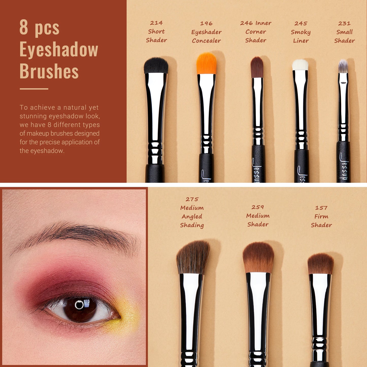 New Eye Makeup Brushes Set