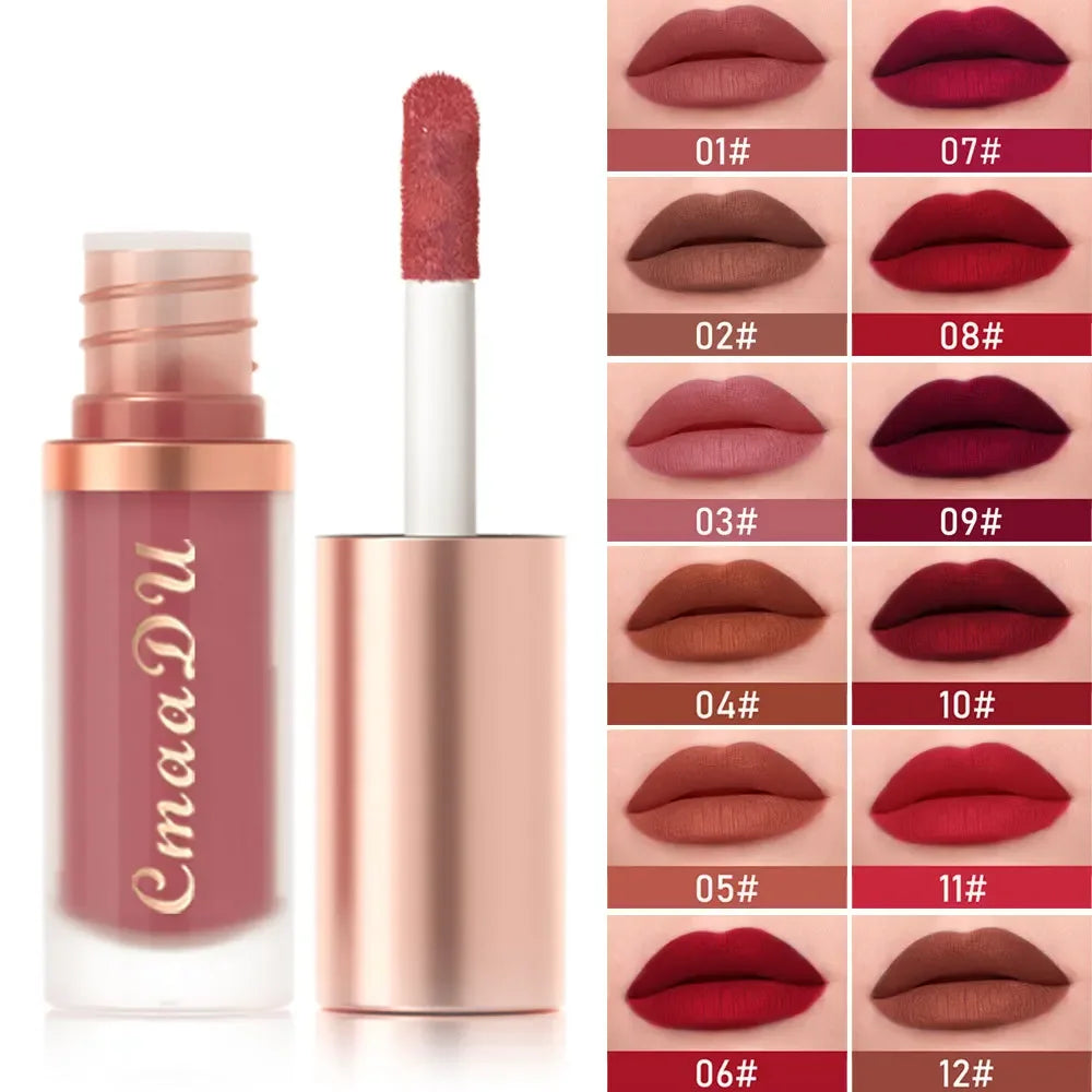 New  Waterproof  Lipsticks Matte Velvet Lip Gloss