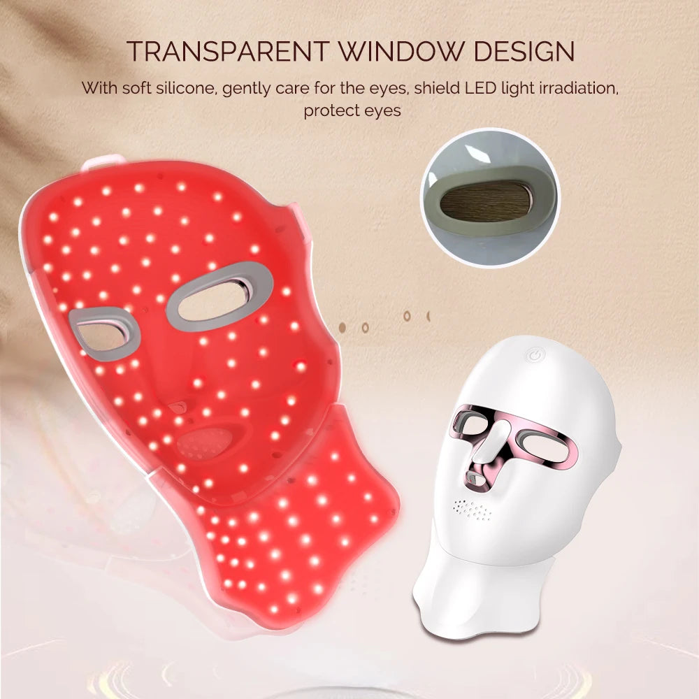 7 Color LED Facial Mask Face