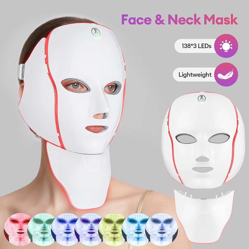 7 Colors LED Facial Mask