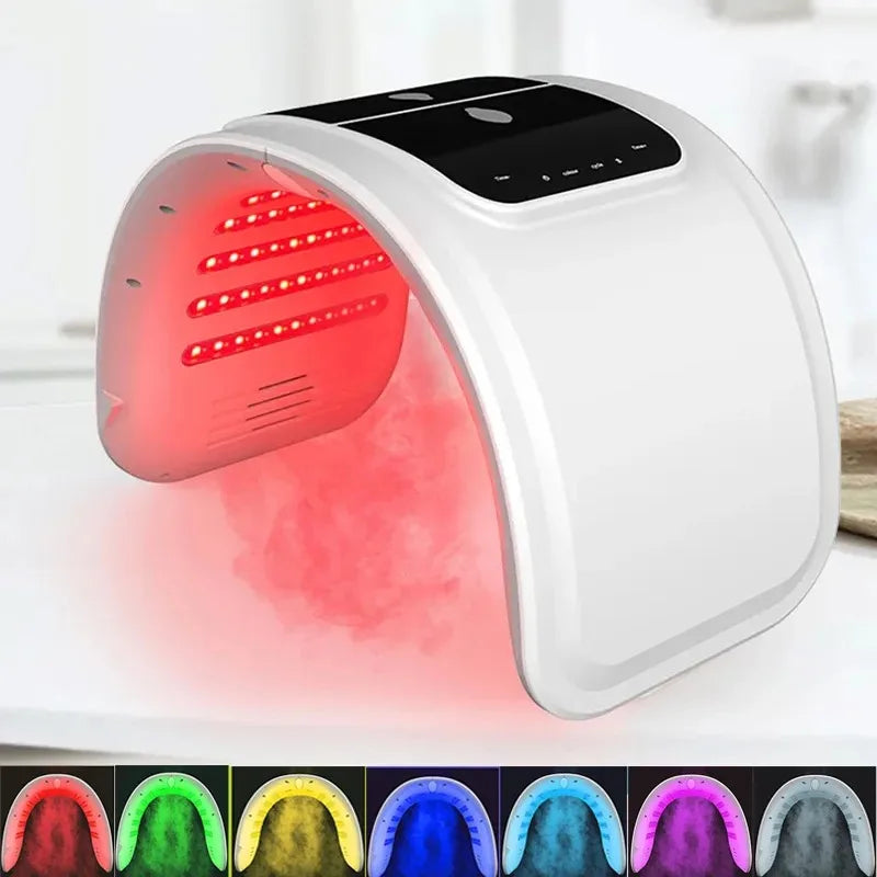 7 Colors LED Face Mask PDT Equipment SPA Facial Spray Device