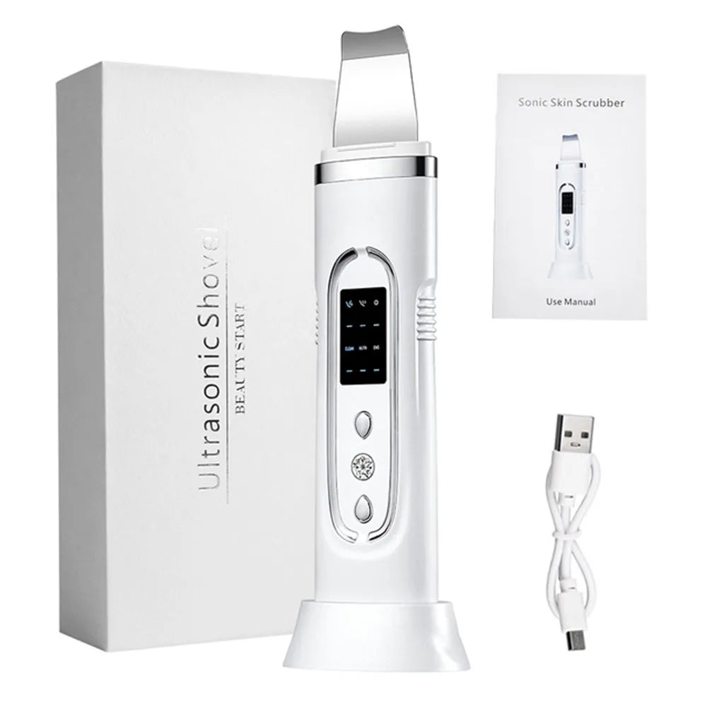 Ultrasonic Skin Scrubber Electric Facial Cleansing Machine