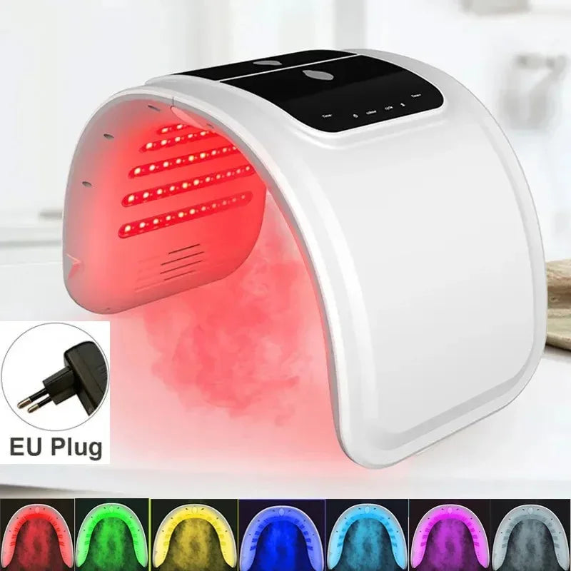 7 Colors LED Face Mask PDT Equipment SPA Facial Spray Device