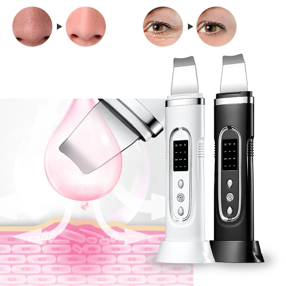 Ultrasonic Skin Scrubber Electric Facial Cleansing Machine