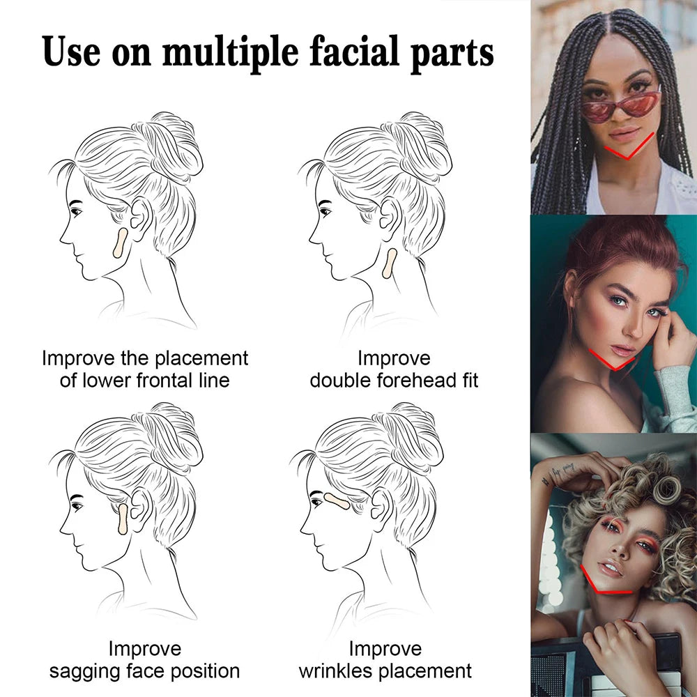 100Pc Thin Face Sticker