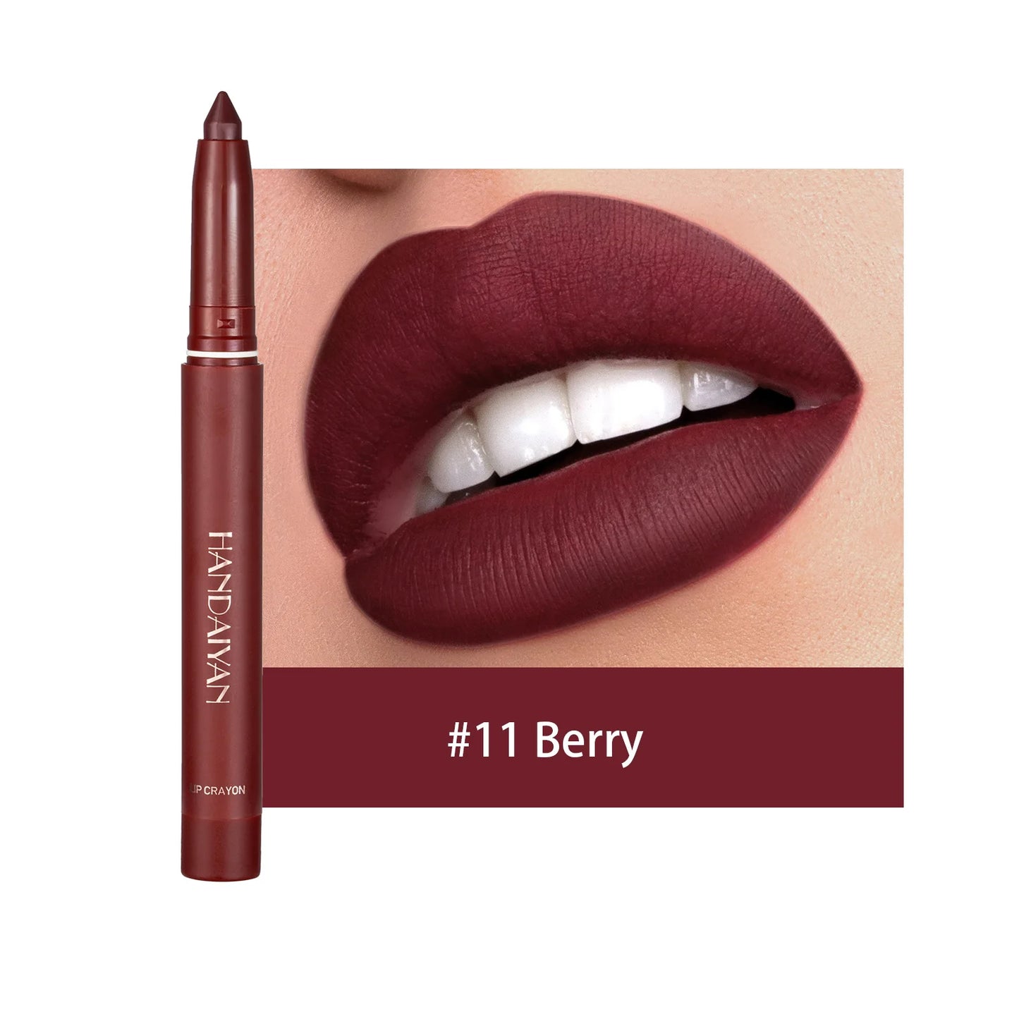 12 Colors Lip Liner Matte Waterproof Velvet Nude Lipstick