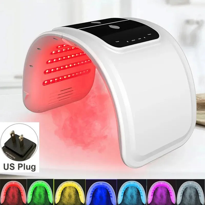 7 Colors LED Face Mask PDT Equipment SPA Facial Spray Device
