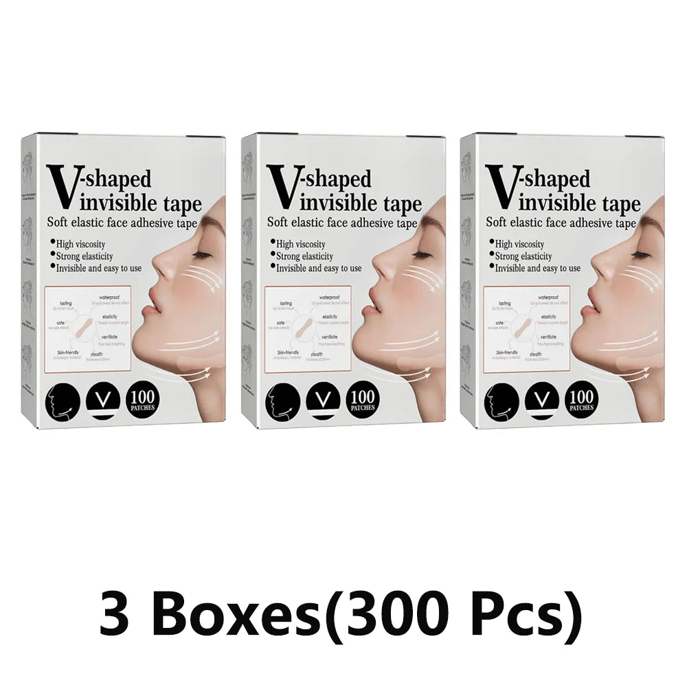 100Pc Thin Face Sticker