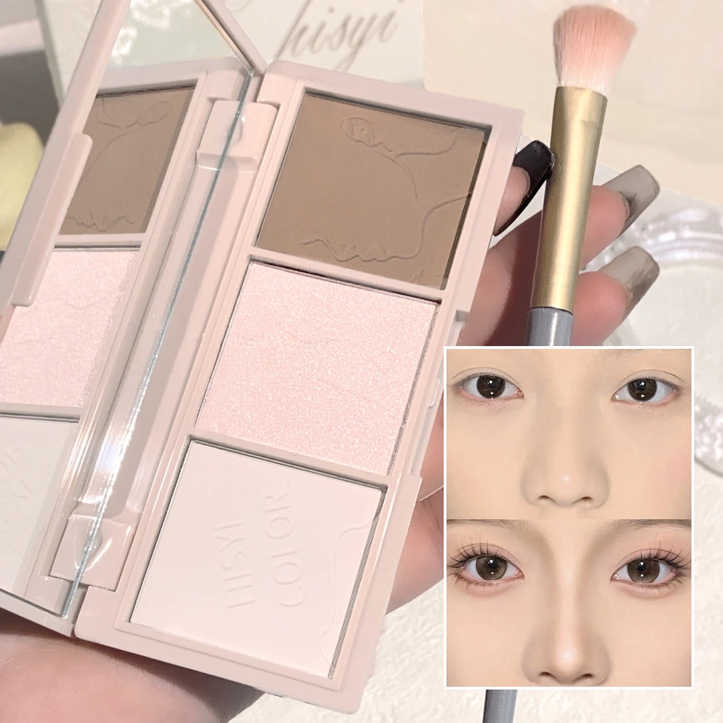 New Light Sensation Three-Color Contour Powder