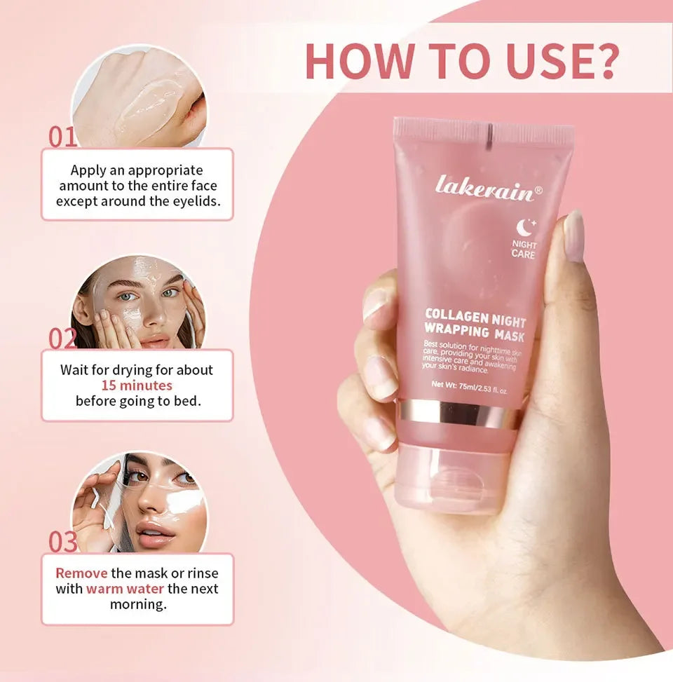 New Facial Mask Anti-Wrinkle  Shrink Pores Brightening Oil