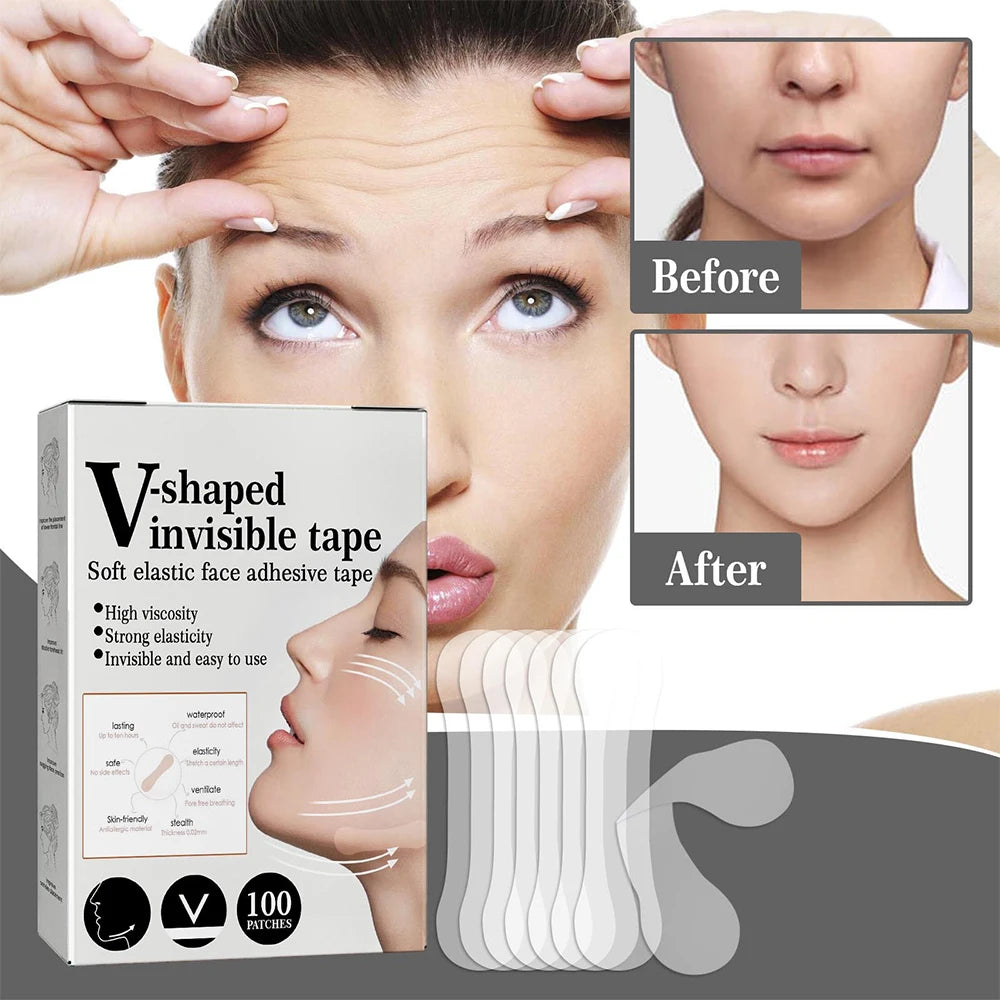 100Pc Thin Face Sticker