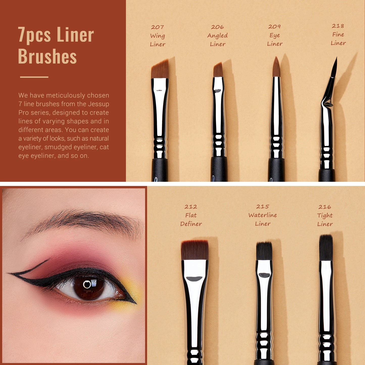 New Eye Makeup Brushes Set