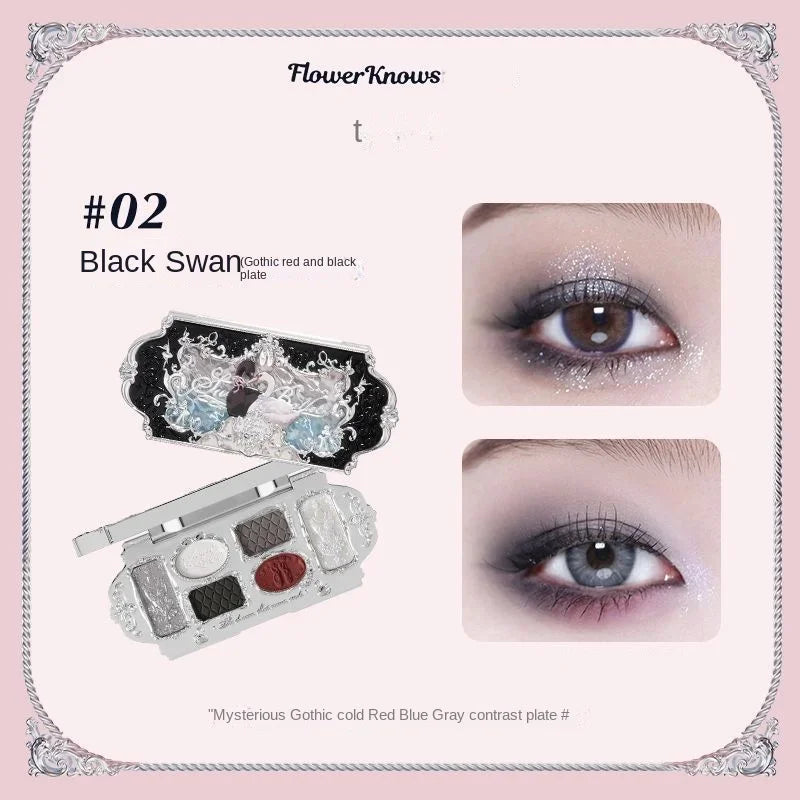 New Flower Knows black Swan Ballet Eyeshadow